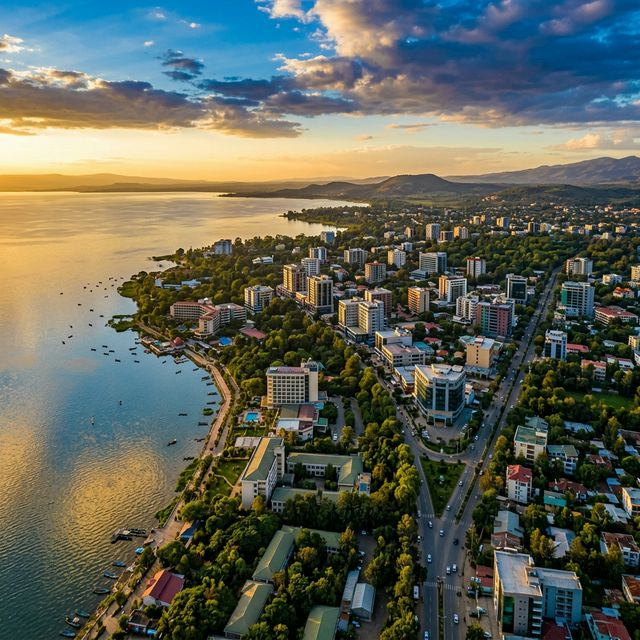Hawassa city aerial view — home of GoodMix PLC